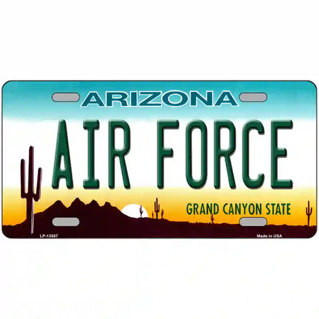 Air Force Arizona Novelty Metal License Plate Tag 24" x 12" (LLP)