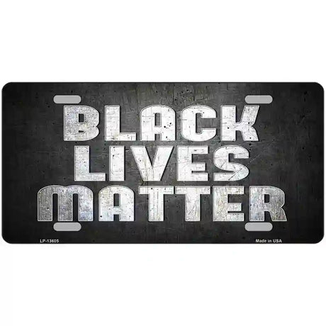 Black Lives Matter Faded Novelty Metal License Plate Tag 24" x 12" (LLP)