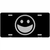 Happy Black Novelty Metal License Plate Tag 24" x 12" (LLP)