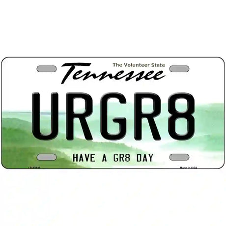 URGR8 Novelty Metal License Plate Tag 24" x 12" (LLP)