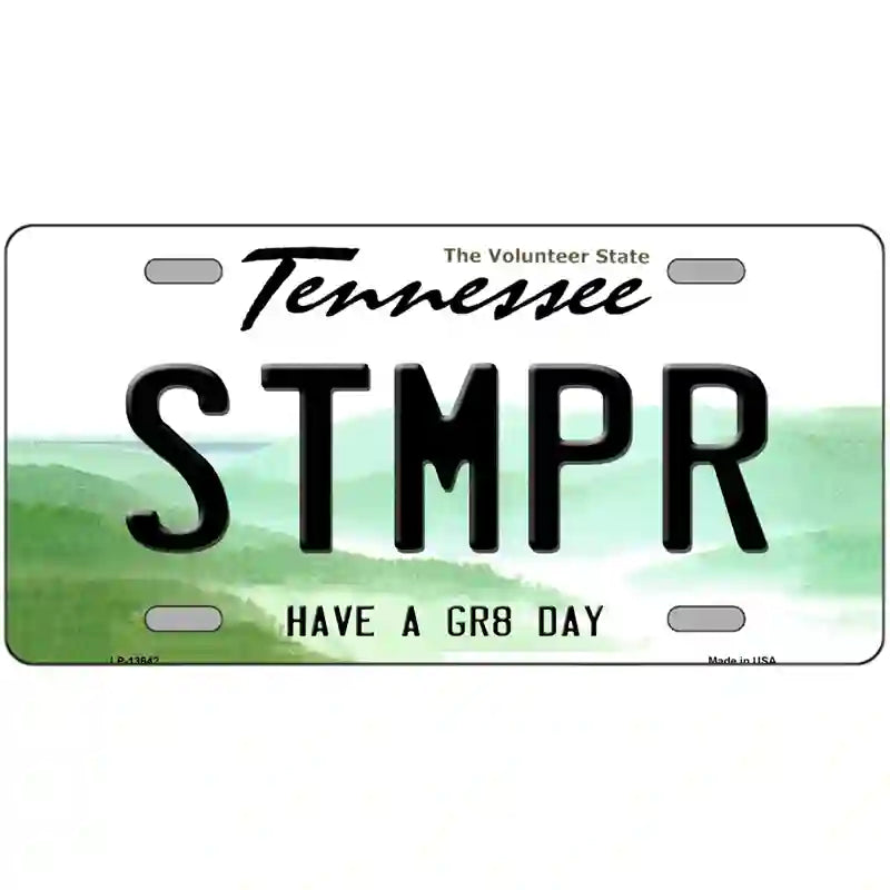 Stomper Novelty Metal License Plate Tag 24" x 12" (LLP)