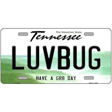 Love Bug Novelty Metal License Plate Tag 24" x 12" (LLP)