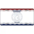 Missouri Bicentennial Novelty State Blank Metal License Plate 24" x 12" (LLP) / Yes