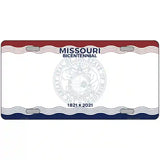 Missouri Bicentennial Novelty State Blank Metal License Plate 24" x 12" (LLP) / Yes