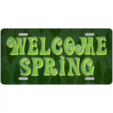 Welcome Spring Novelty Metal License Plate Tag 24" x 12" (LLP)