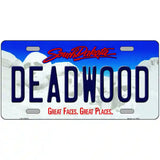 Deadwood South Dakota Novelty Metal License Plate Tag 24" x 12" (LLP)