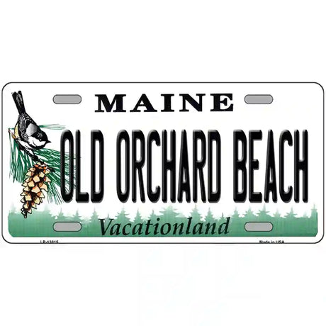 Old Orchard Beach Maine Novelty Metal License Plate Tag 24" x 12" (LLP)