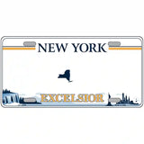 New York Excelsior Novelty Metal License Plate 24" x 12" (LLP) / Yes