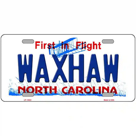 Waxhaw North Carolina Novelty Metal License Plate Tag 24" x 12" (LLP)