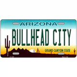 Bullhead City Arizona Novelty Metal License Plate Tag 24" x 12" (LLP)