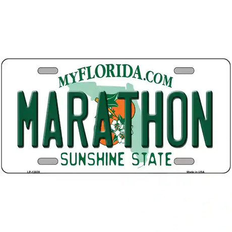 Marathon Florida Novelty Metal License Plate Tag 24" x 12" (LLP)