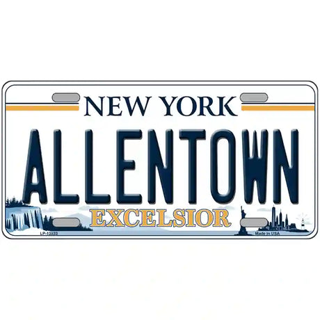 Allentown Excelsior New York Novelty Metal License Plate Tag 24" x 12" (LLP)