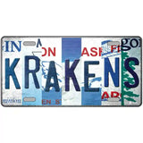 Krakens Strip Art Novelty Metal License Plate Tag 24" x 12" (LLP)