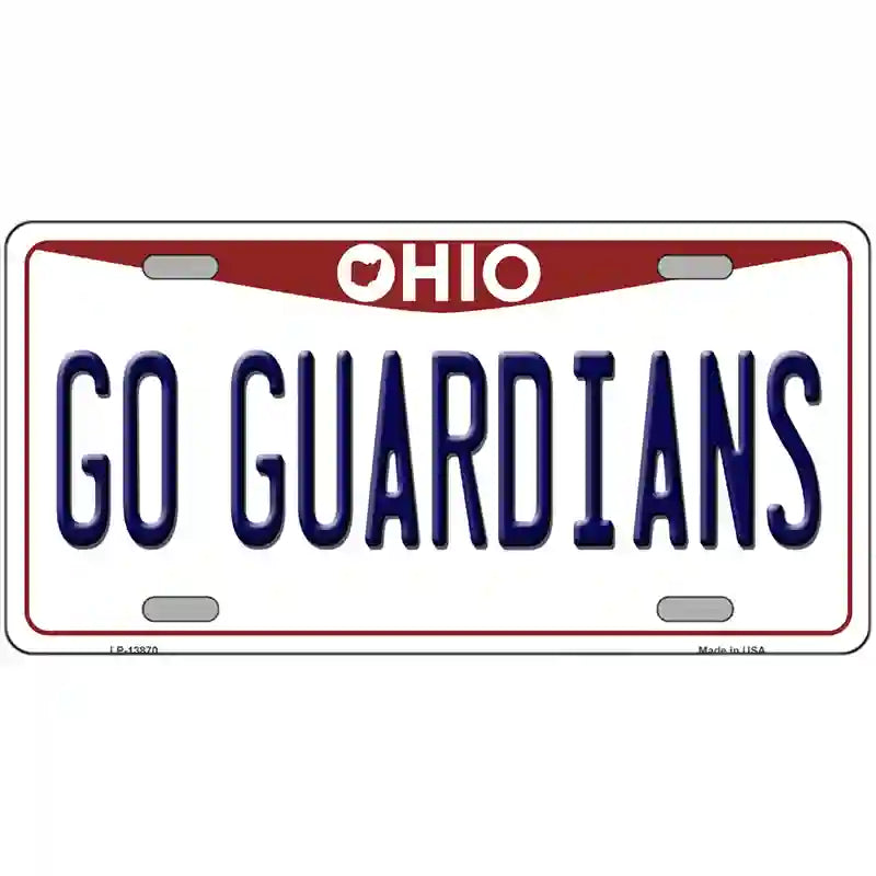 Go Guardians Ohio Novelty Metal License Plate Tag 24" x 12" (LLP)