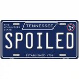 Spoiled Tennessee Blue Novelty Metal License Plate Tag 24" x 12" (LLP)