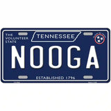 Nooga Tennessee Blue Novelty Metal License Plate Tag 24" x 12" (LLP)