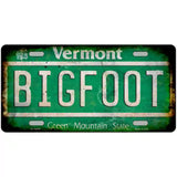 Bigfoot Vermont Novelty Metal License Plate Tag 24" x 12" (LLP)