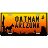 Oatman Arizona Scenic Background Novelty Metal License Plate 24" x 12" (LLP)