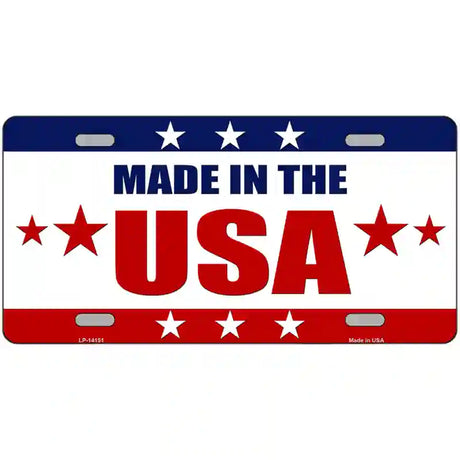 Made in the USA Novelty Metal License Plate 24" x 12" (LLP)