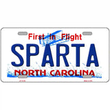 Sparta North Carolina Novelty Metal License Plate 24" x 12" (LLP)