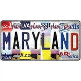 Maryland Strip Art Novelty Metal License Plate 24" x 12" (LLP)