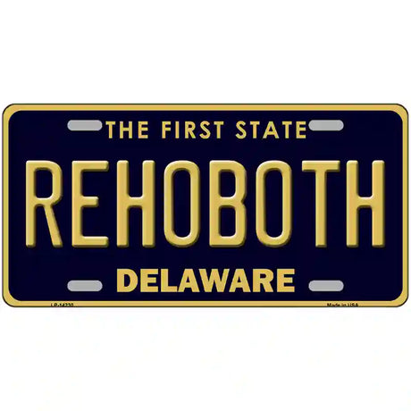 Rehoboth Delaware Novelty Metal License Plate 24" x 12" (LLP)