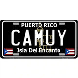 Camuy Puerto Rico Black Novelty Metal License Plate 24" x 12" (LLP)