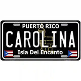 Carolina Puerto Rico Black Novelty Metal License Plate 24" x 12" (LLP)