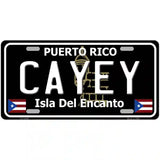 Cayey Puerto Rico Black Novelty Metal License Plate 24" x 12" (LLP)