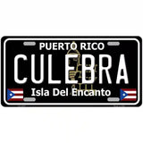 Culebra Puerto Rico Black Novelty Metal License Plate 24" x 12" (LLP)