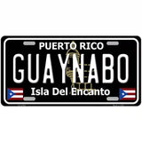 Guaynabo Puerto Rico Black Novelty Metal License Plate 24" x 12" (LLP)