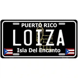 Loiza Puerto Rico Black Novelty Metal License Plate 24" x 12" (LLP)