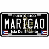 Maricao Puerto Rico Black Novelty Metal License Plate 24" x 12" (LLP)