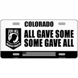 Colorado POW MIA Some Gave All Novelty Metal License Plate 24" x 12" (LLP)