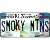 Smoky Mountains License Plate Art Novelty Metal License Plate 24" x 12" (LLP)