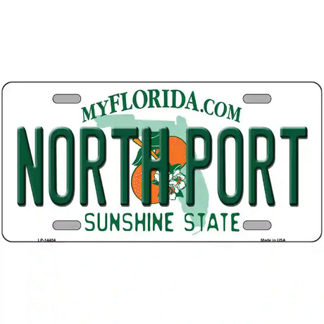 North Port Florida Novelty Metal License Plate 24" x 12" (LLP)