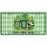 Drink Drank Drunk Novelty Metal License Plate LP-14462