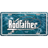 Rodfather Novelty Metal License Plate LP-14467