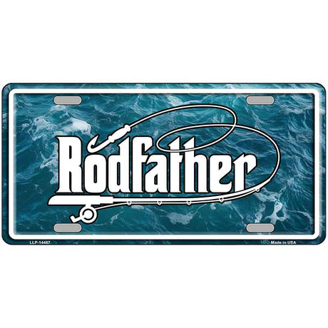 Rodfather Novelty Metal License Plate LP-14467