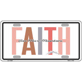 Faith Can Move Mountains Novelty Metal License Plate LP-14486