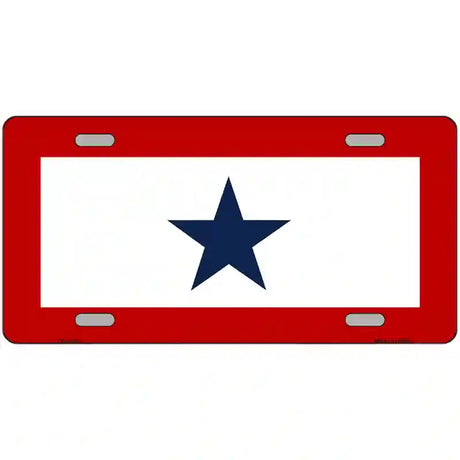 Blue Star One Metal Novelty License Plate 24" x 12" (LLP)