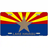 Lake Havasu Arizona State Flag Metal Novelty License Plate 24" x 12" (LLP)