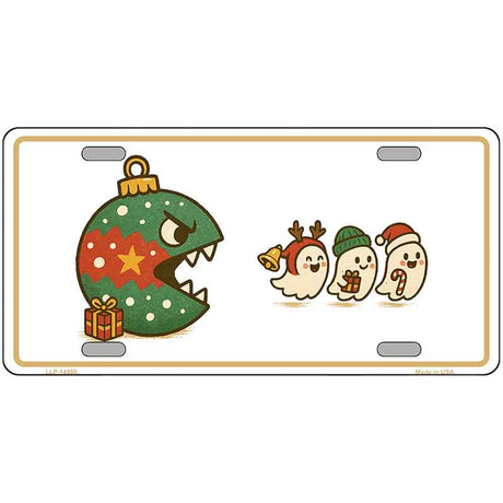 Ornament Monster and Ghosts Novelty Metal License Plate LP-14550