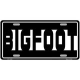 Bigfoot Hidden Novelty Metal License Plate LP-14556