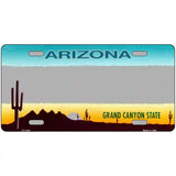 Arizona Gray State Blank Novelty Metal License Plate 24" x 12" (LLP) / Yes