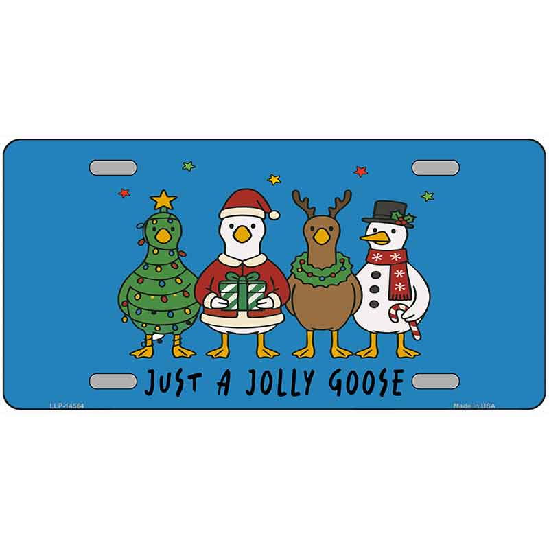 Just A Jolly Goose Novelty Metal License Plate LP-14564