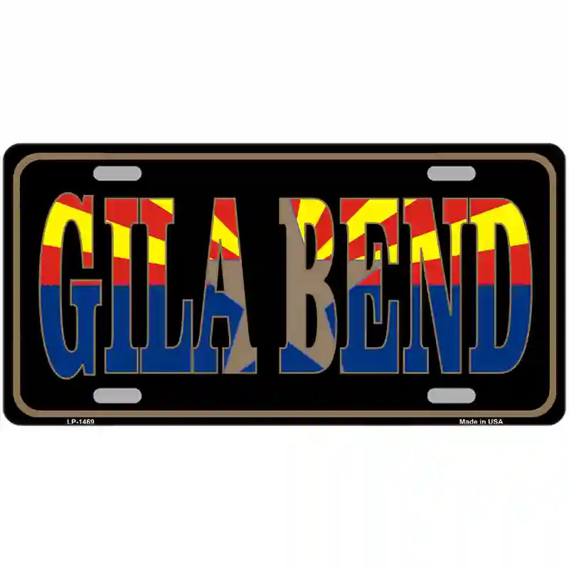 Gila Bend Arizona State Flag Metal Novelty License Plate 24" x 12" (LLP)