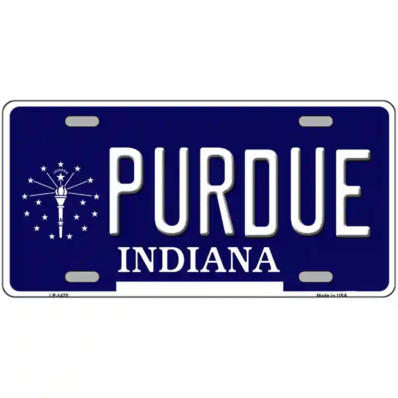 Purdue Indiana Metal Novelty License Plate 24" x 12" (LLP)