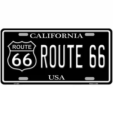 Route 66 California Metal Novelty License Plate 24" x 12" (LLP)