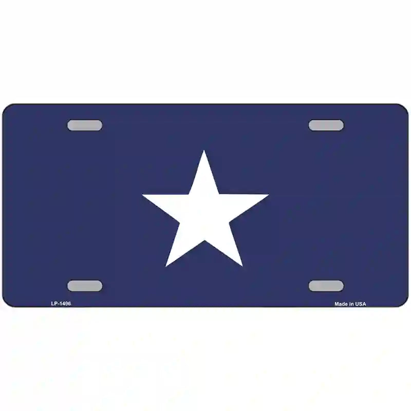 Bonnie Blue Flag Metal Novelty License Plate 24" x 12" (LLP)